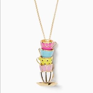 🆕Kate Spade♠️ Tea Time Teacup Pendant Necklace